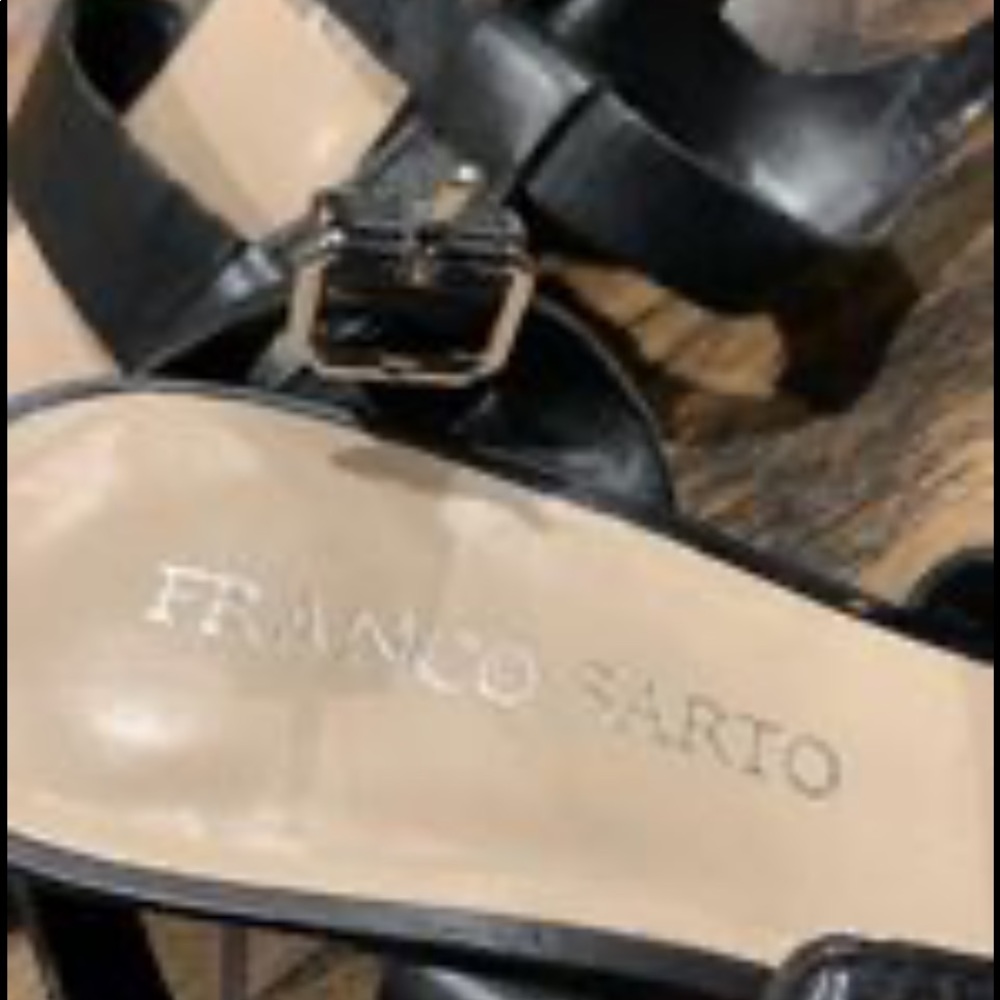 Franco Sarto sandals- black sz 7.5